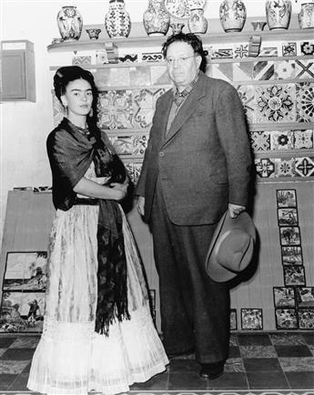 LEO MATIZ (1917-1998) Frida Kahlo * Frida Kahlo and Diego Rivera.